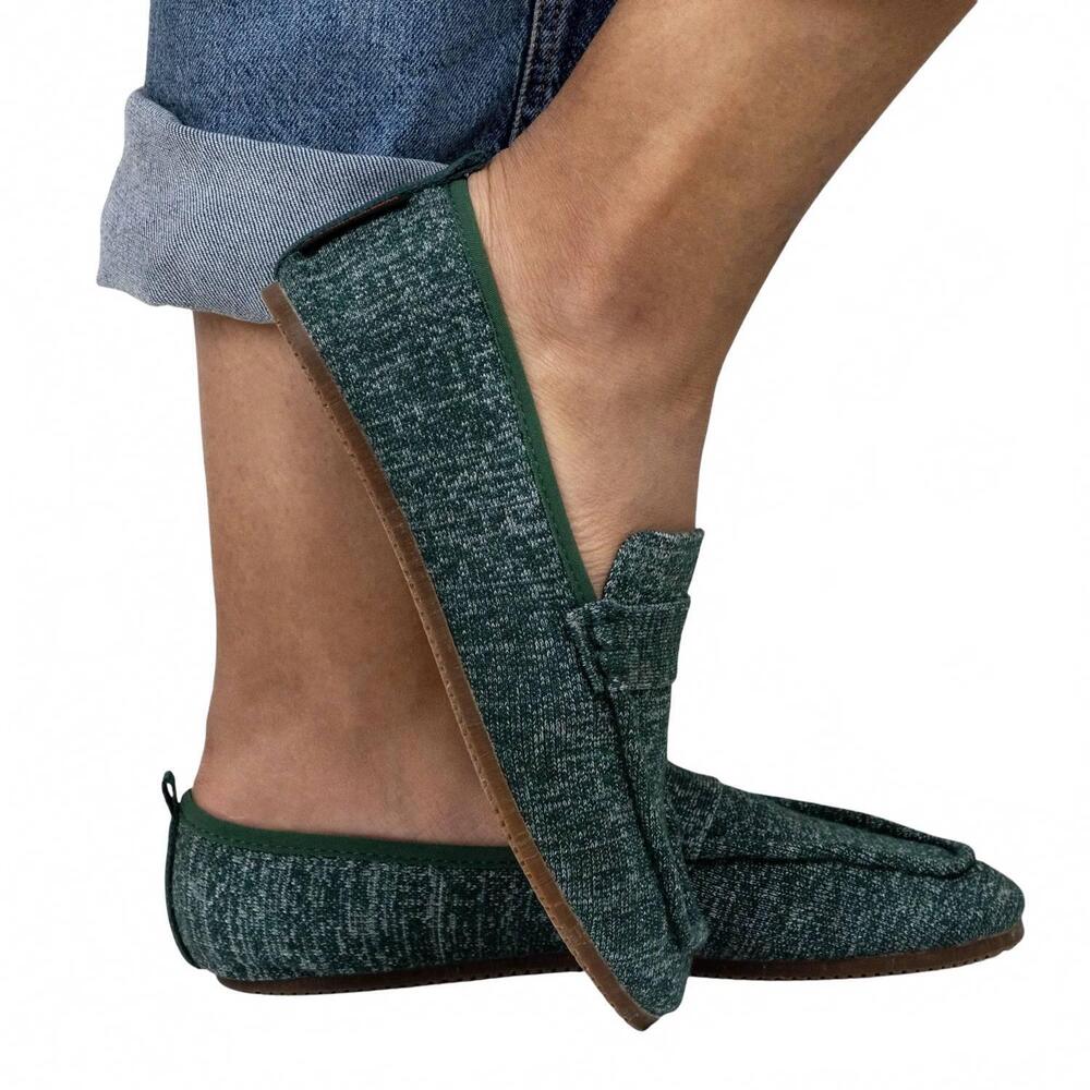 NEW WOOLLOOMOOLOO women's hester loafers in mid green